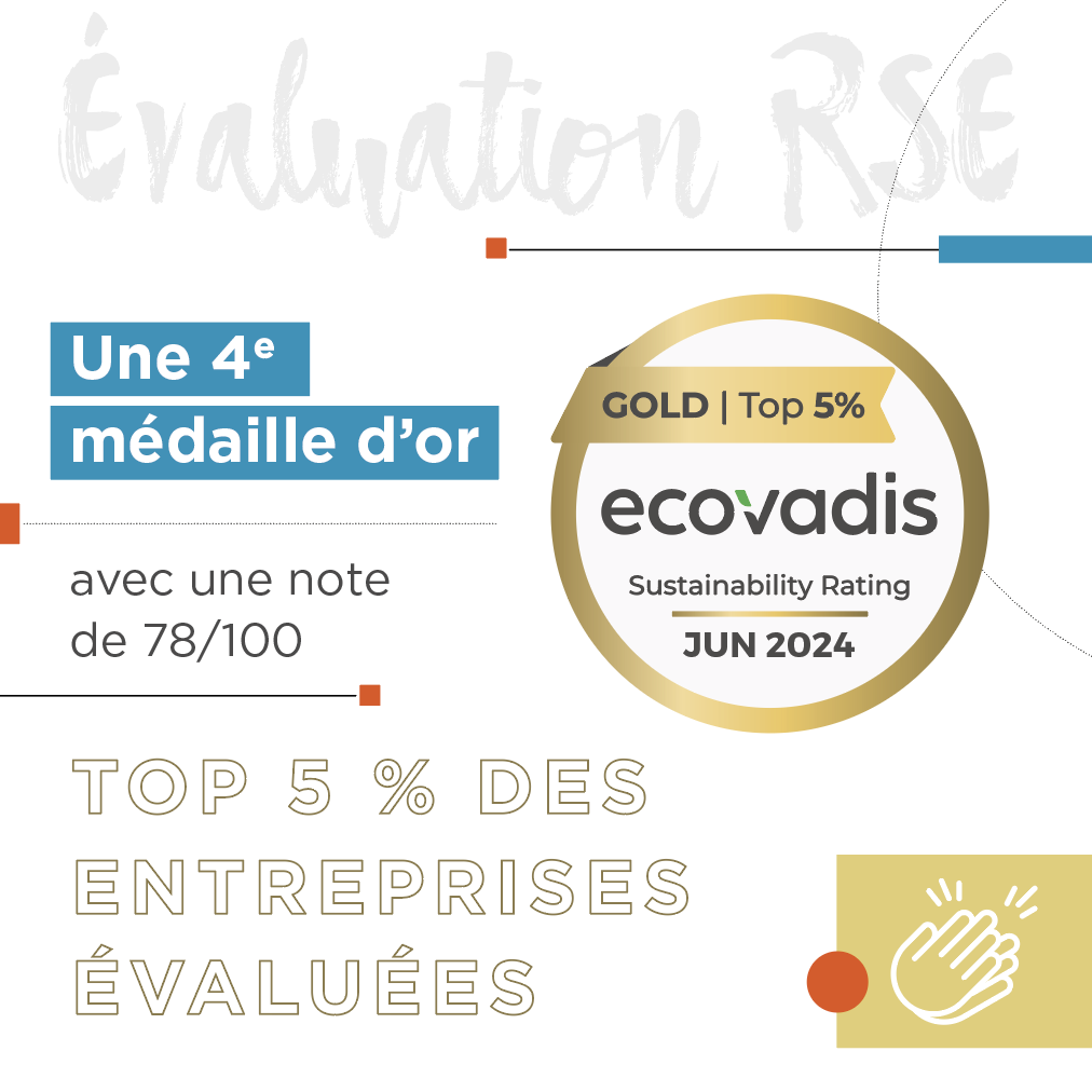 Médaille d'or Eco Vadis