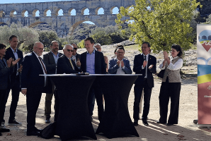 Inauguration borne de recharge dans le Gard